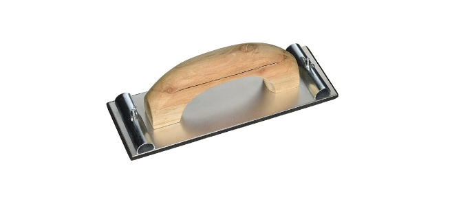 Lijador manual de aluminio y mango de madera
